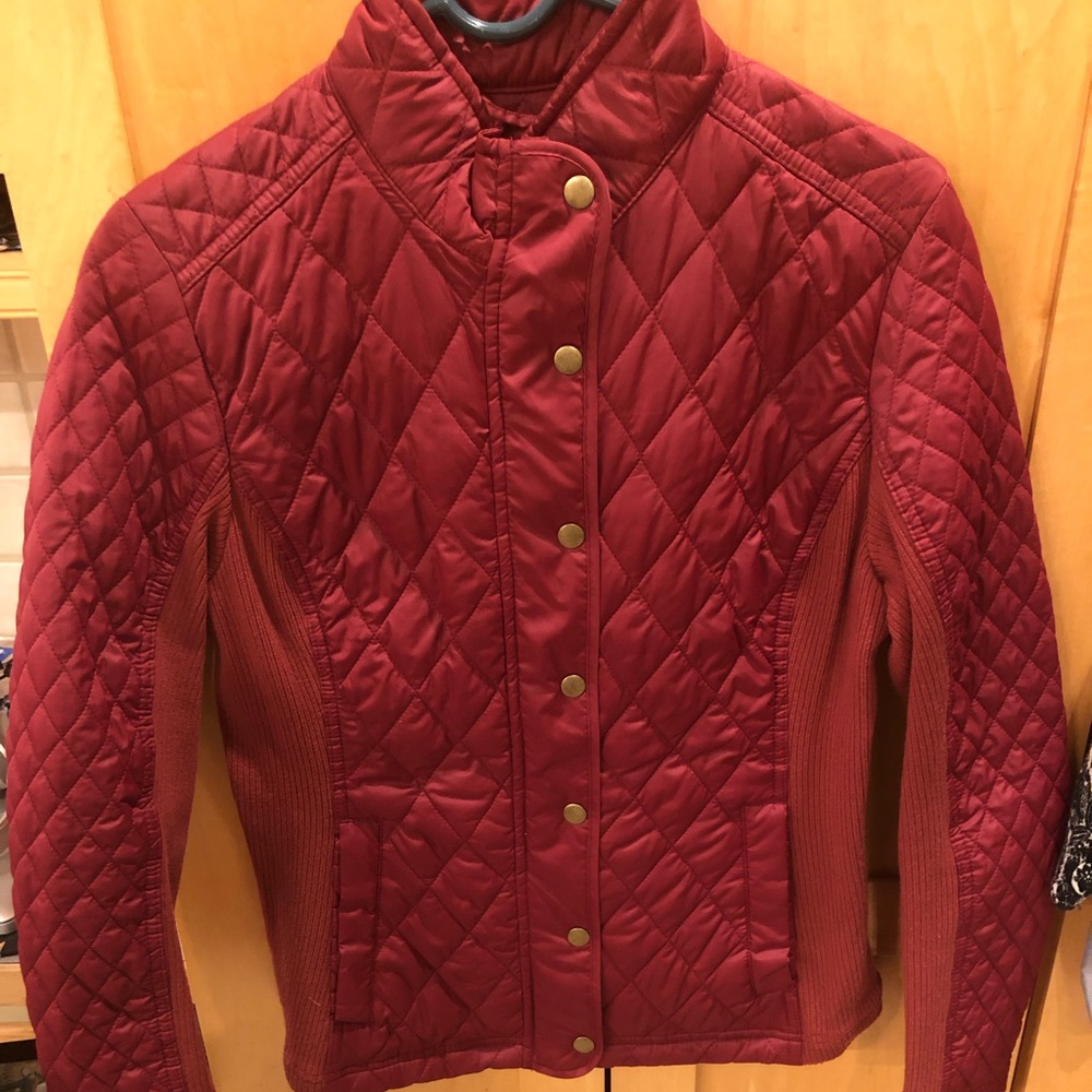 Burgundy jacket— never worn before